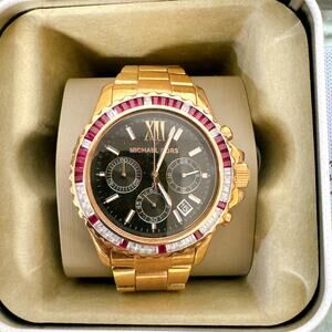 Michael Kors MK6972 verest Rose Gold Pink Crystals